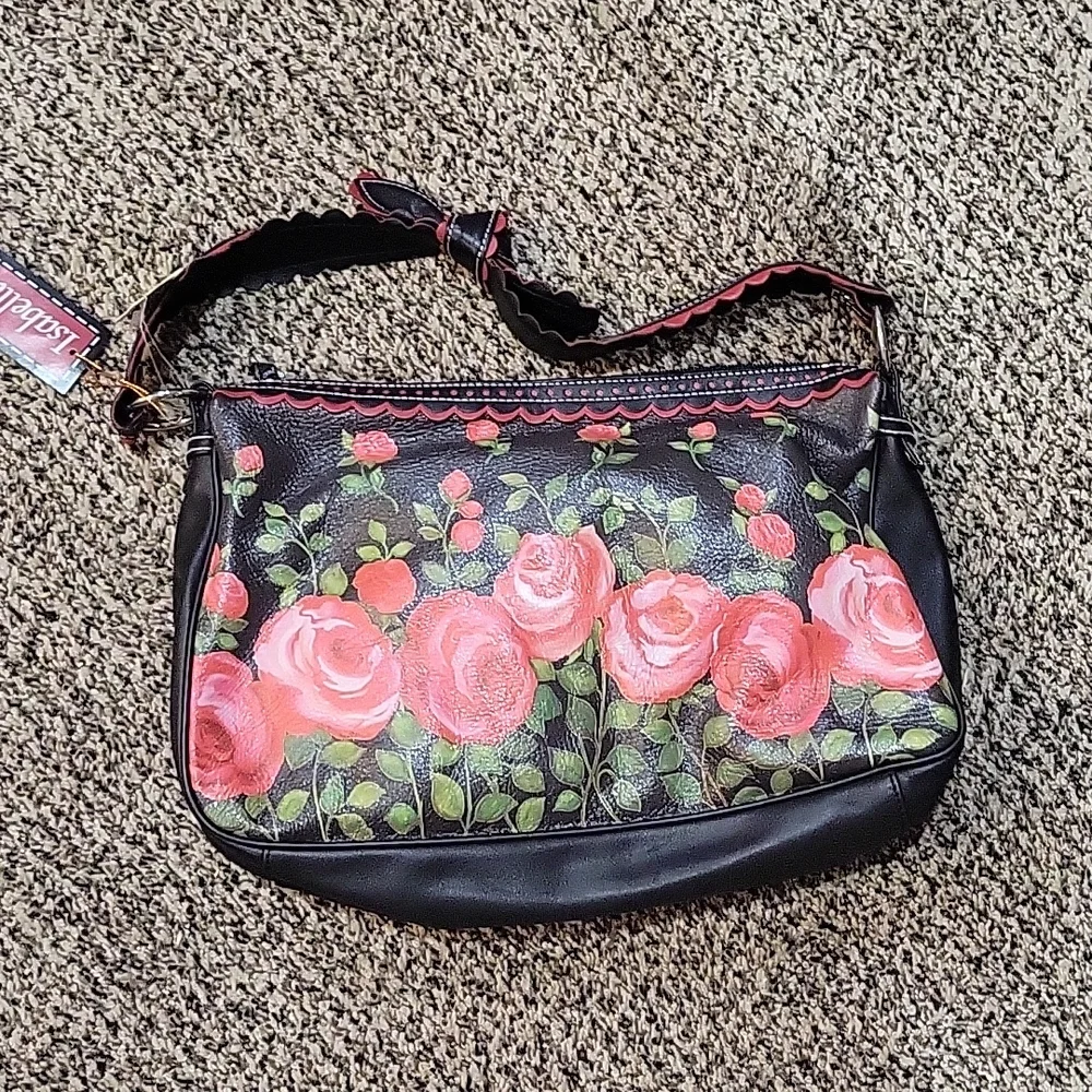 Brand New Isabella Fiore Rose Purse - Picture 3 of 6